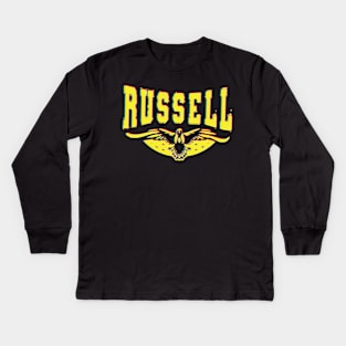 Russell Crow // Gladiator Glitch Fan Art Kids Long Sleeve T-Shirt